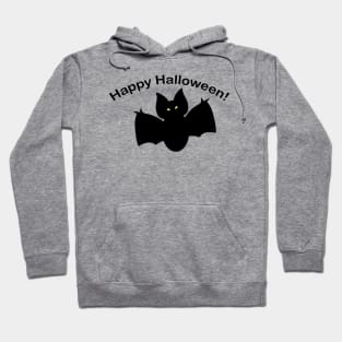 Happy Halloween Shadow Bat Hoodie
